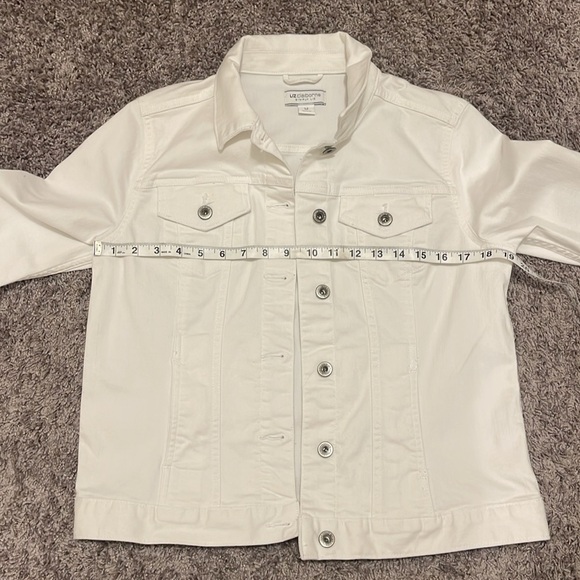 Liz Claiborne Women's White Denim Jacket - Picture 8 of 10